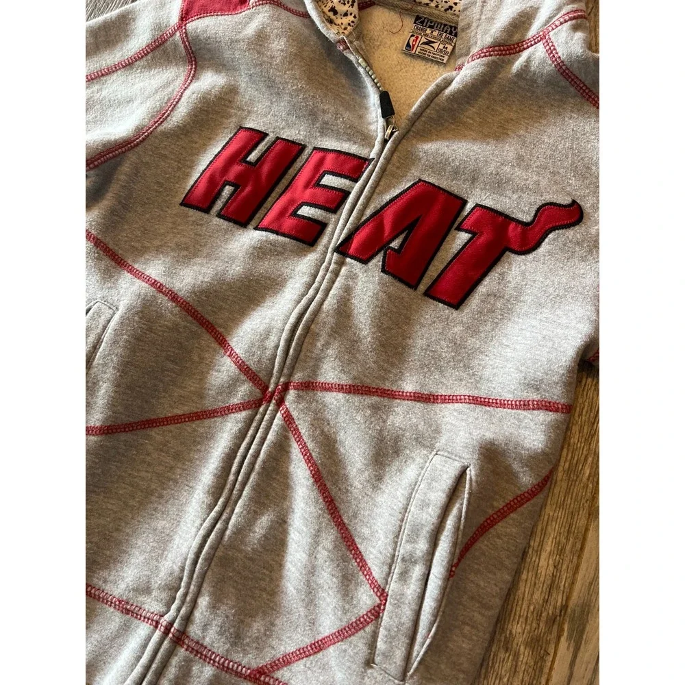 Zipway NBA Basketball‎ Miami Heat Full Zip Jacket Youth Medium 10 12 Hoodie